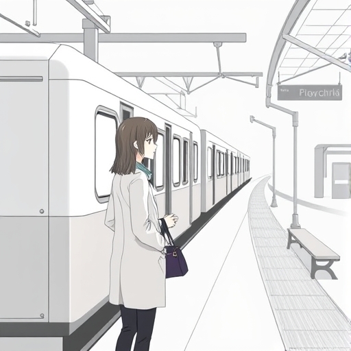 Miradas en la estación de tren