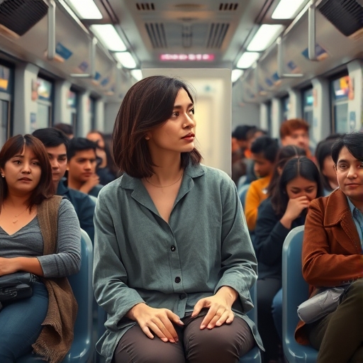 Mirror Messages on the Metro