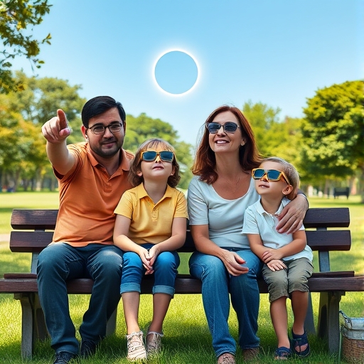 Día de campo y eclipse solar