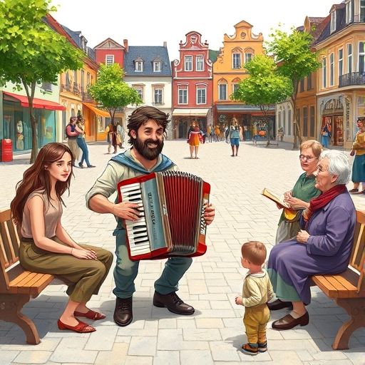 El acorde olvidado en la plaza del barrio