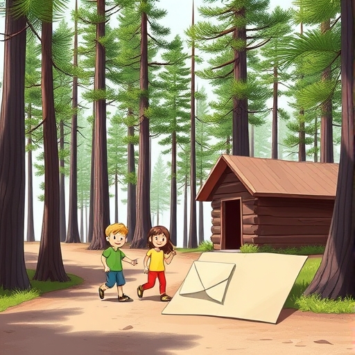 Sombras entre los pinos