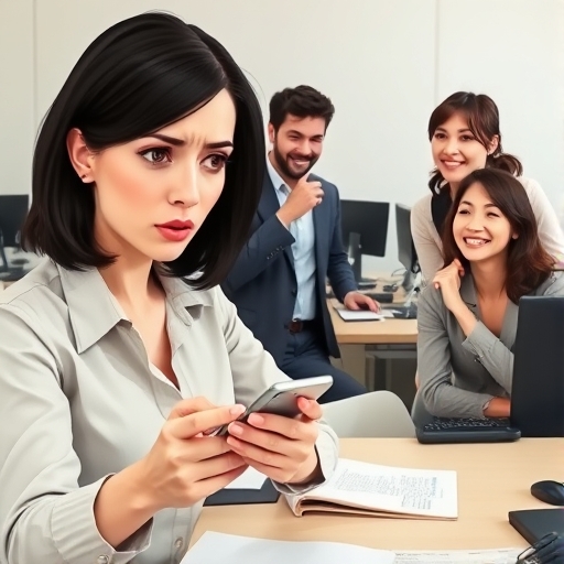 La foto equivocada en el grupo de trabajo