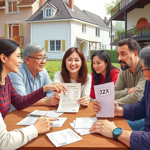 Cuentas cruzadas en el barrio antiguo