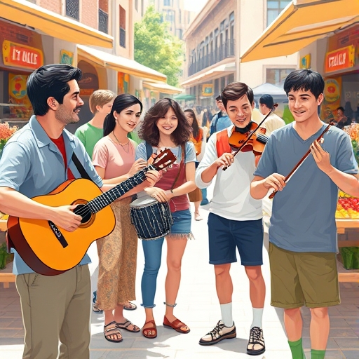 Ecos de la plaza del mercado