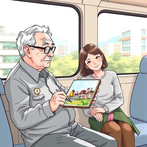 El arte escondido en el tren de la mañana