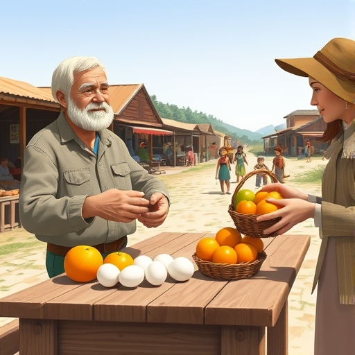 El trueque en el mercado rural