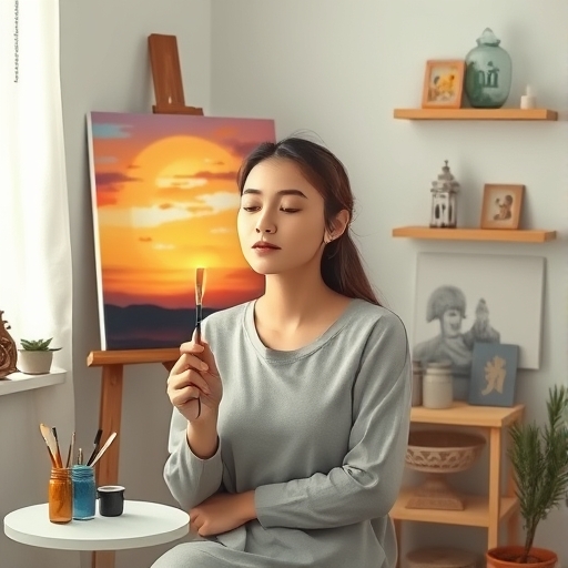 El pincel que transforma emociones en paisajes