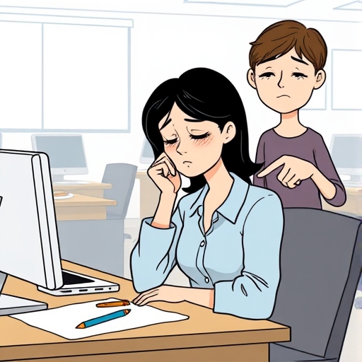 El silencio de Carla en la oficina