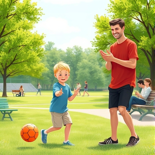 El pase inesperado en el parque