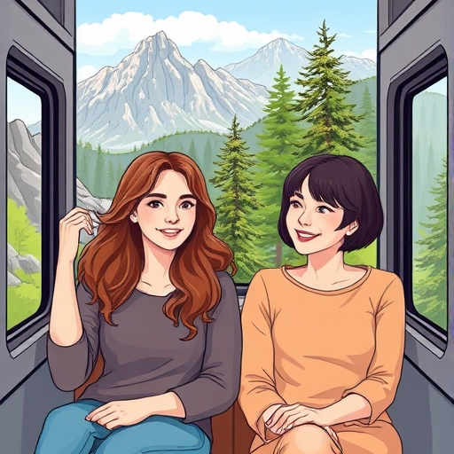 Saludos desde el tren cremallera de Montserrat