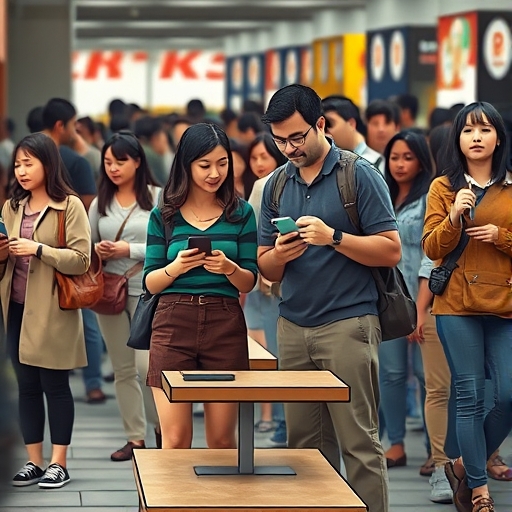 Mensajes en la fila del mercado
