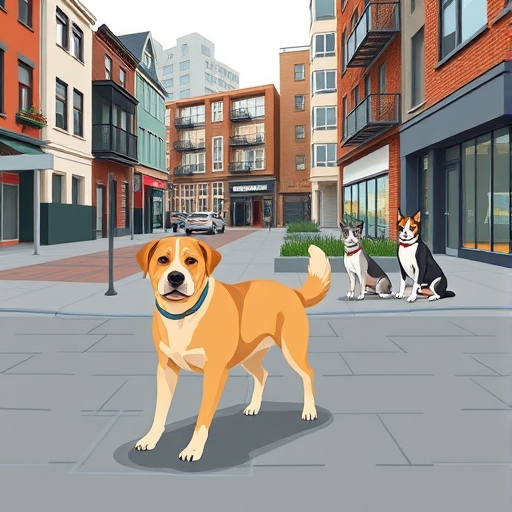 Diario de un perro callejero en la ciudad grande