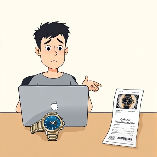 El error en la compra en línea