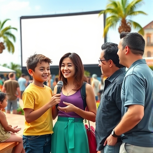 Preguntas rápidas en el festival de cine
