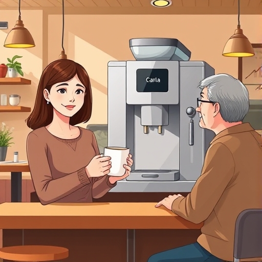 La despedida en la cafetería digital