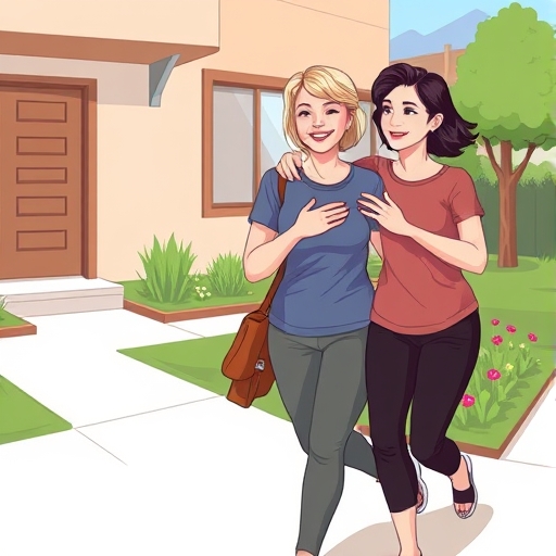 Caminata con la vecina