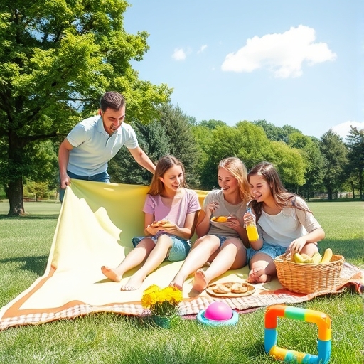 Un picnic sorpresa en el parque