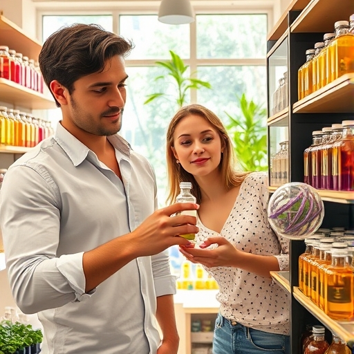 Un vistazo en la tienda de perfumes naturales