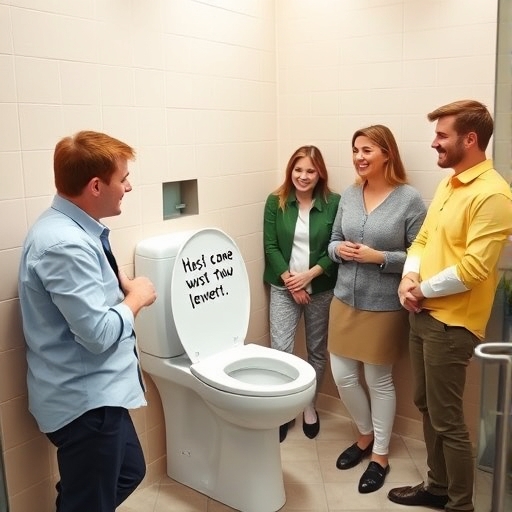 El mensaje en el baño