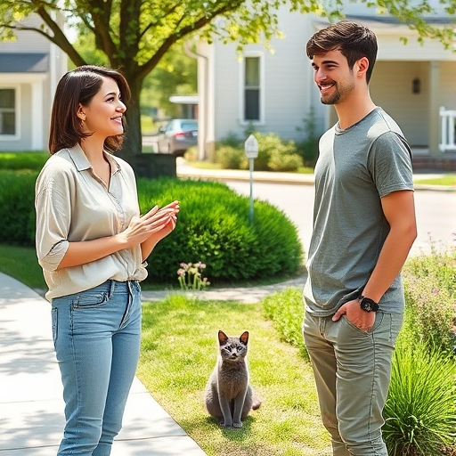 La vecina y el gato desaparecido