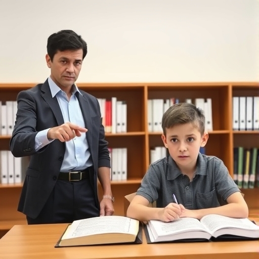 Confusión en la biblioteca escolar