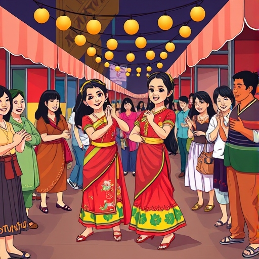 La danza oculta en el mercado nocturno