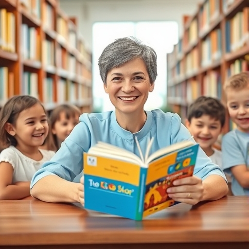 La bibliotecaria y el día lleno de niños