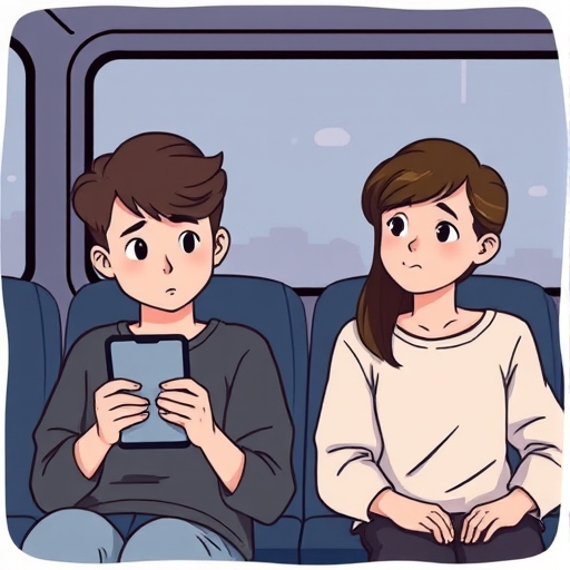 Sombras en el autobús nocturno