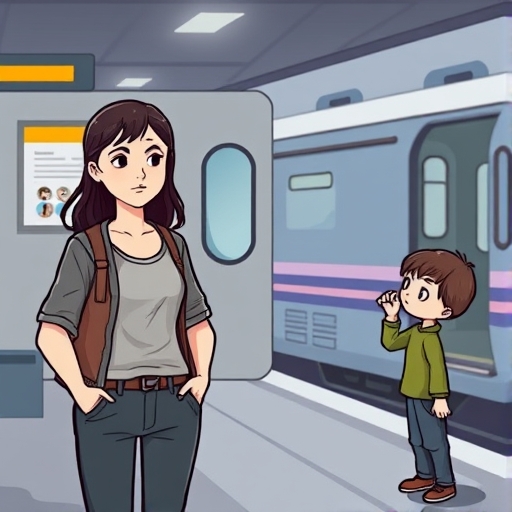 El silencio en la estación de tren