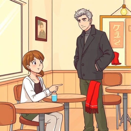 La bufanda desaparecida en el café