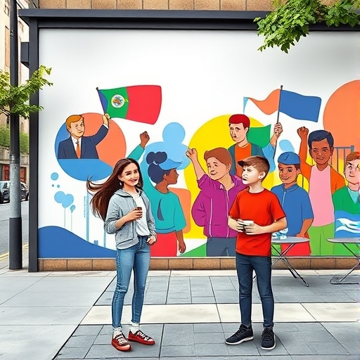 El mural y la sonrisa