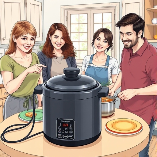 Evaluación de la nueva olla multifunción en una casa de campo compartida