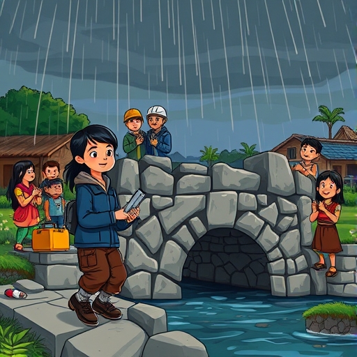 El rescate del puente colapsado