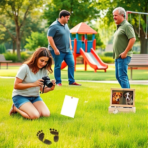 Rastros de misterio en el parque central