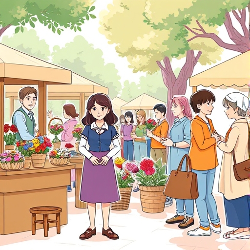 El secreto del puesto de flores