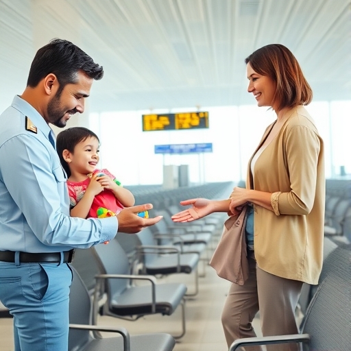 Juguete en el aeropuerto
