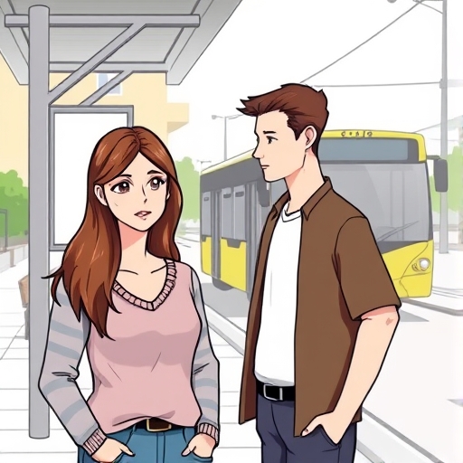 Un mensaje en la parada del autobús