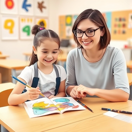 Palabras que sanan en el aula de arte
