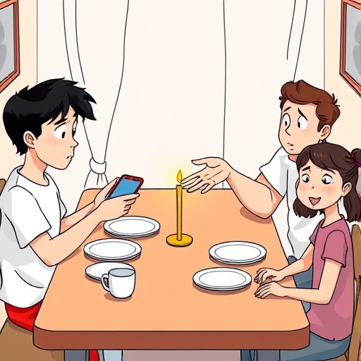 La cena interrumpida