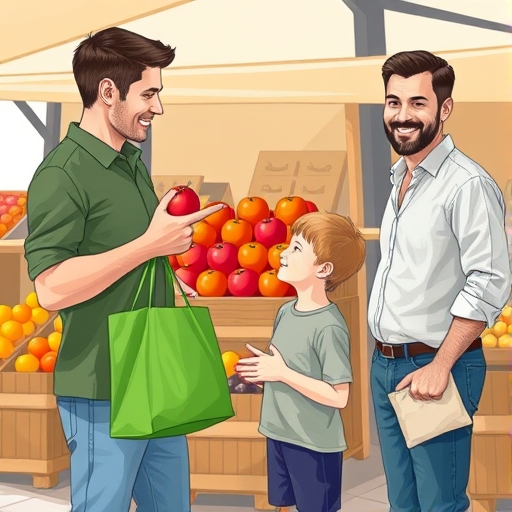 Las frutas del mercado y el amigo olvidado