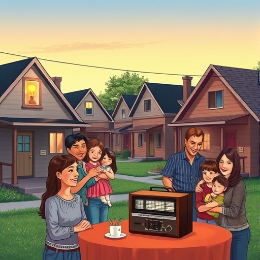 El barrio y la llegada de la electricidad