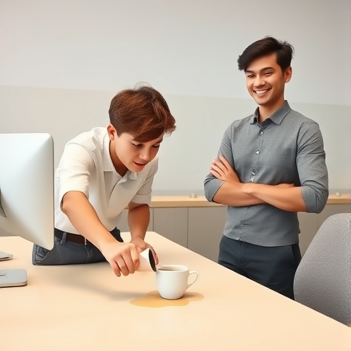 La confusión en la oficina nueva