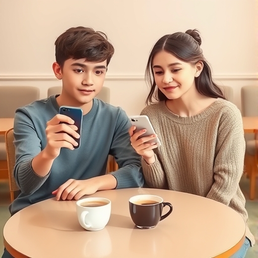 La foto inesperada en la cafetería