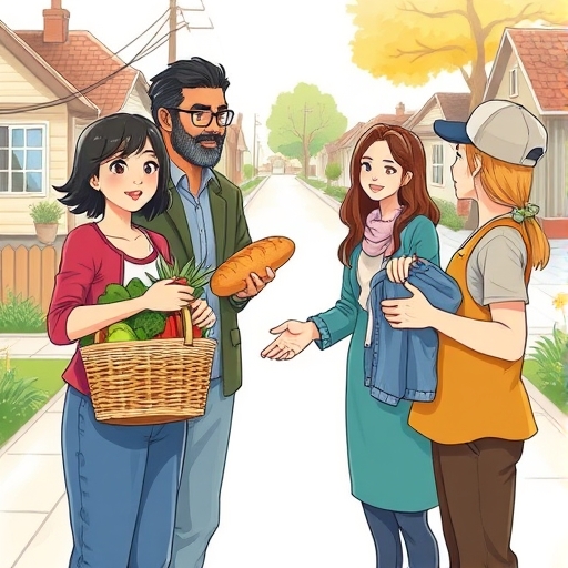 El trueque en la esquina del barrio