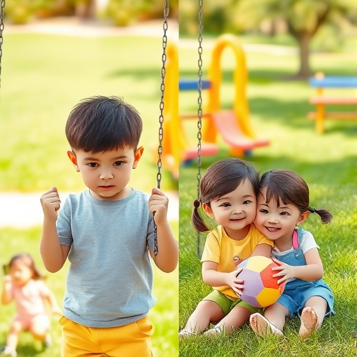 Celos en el parque infantil