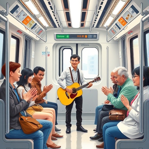 El concierto improvisado en el metro