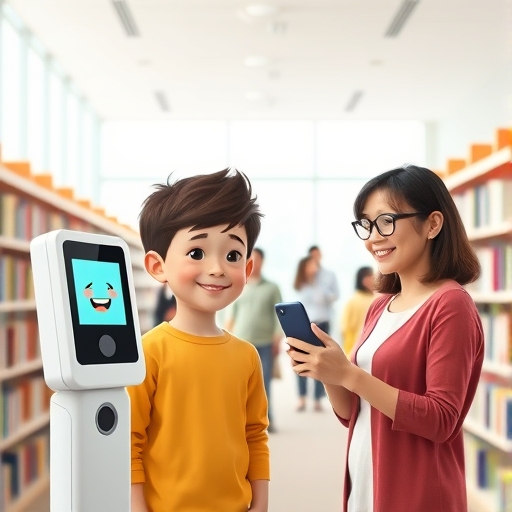 La máquina que aprende idiomas en la biblioteca