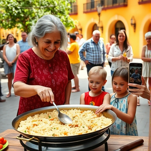 La paella que unió al barrio