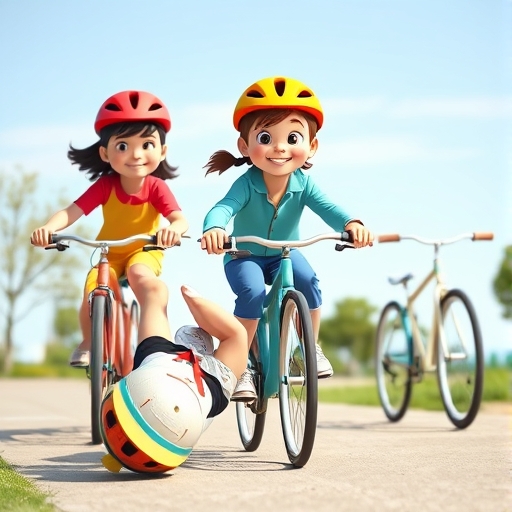 Salida en bicicleta con amigos