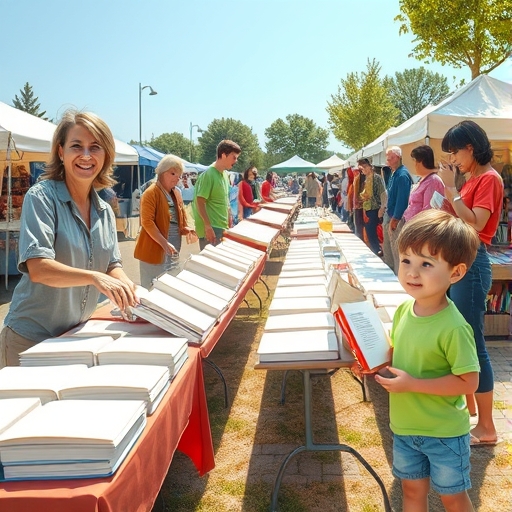 La sombra en la feria del libro